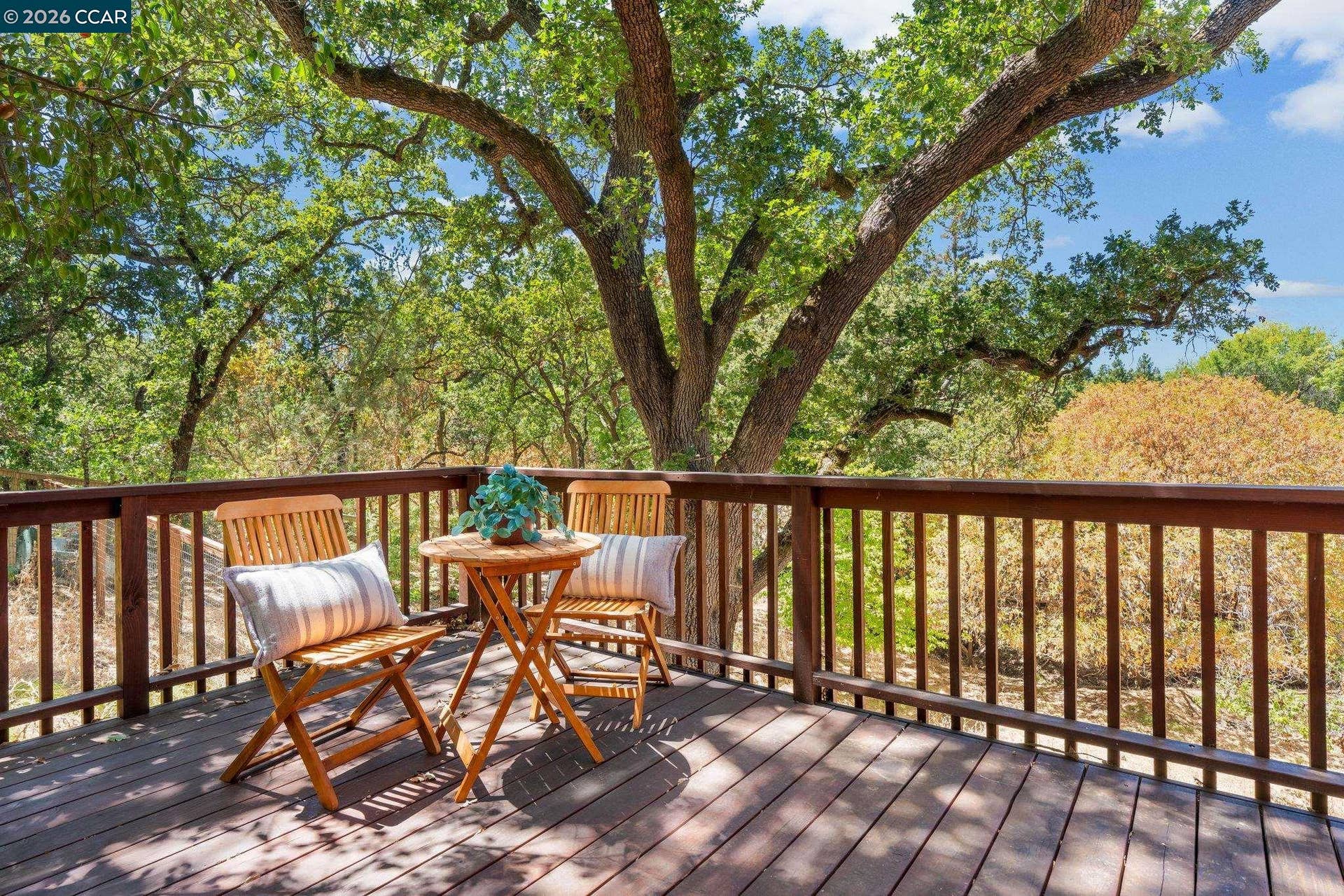 Back house deck