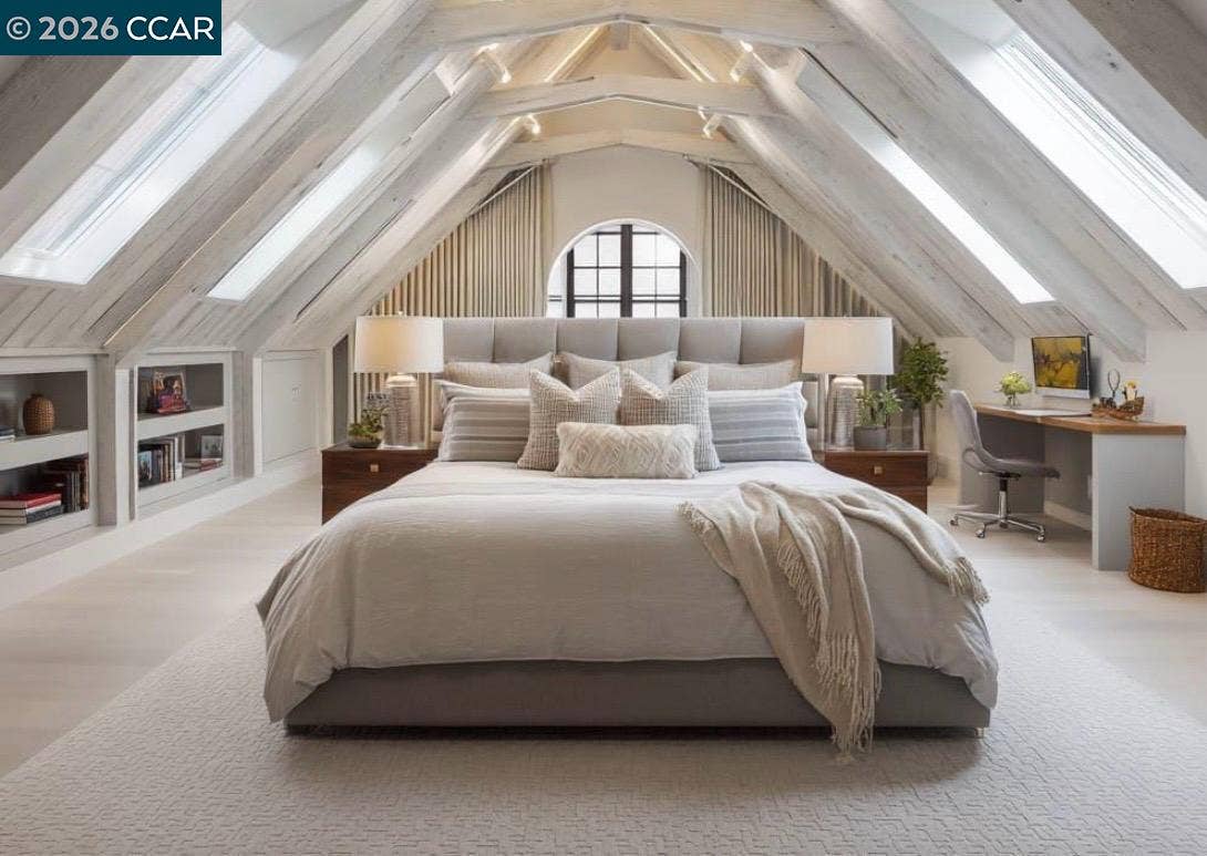 This is just one potential possibility you can do with the extra room upstairs. So much opportunity!