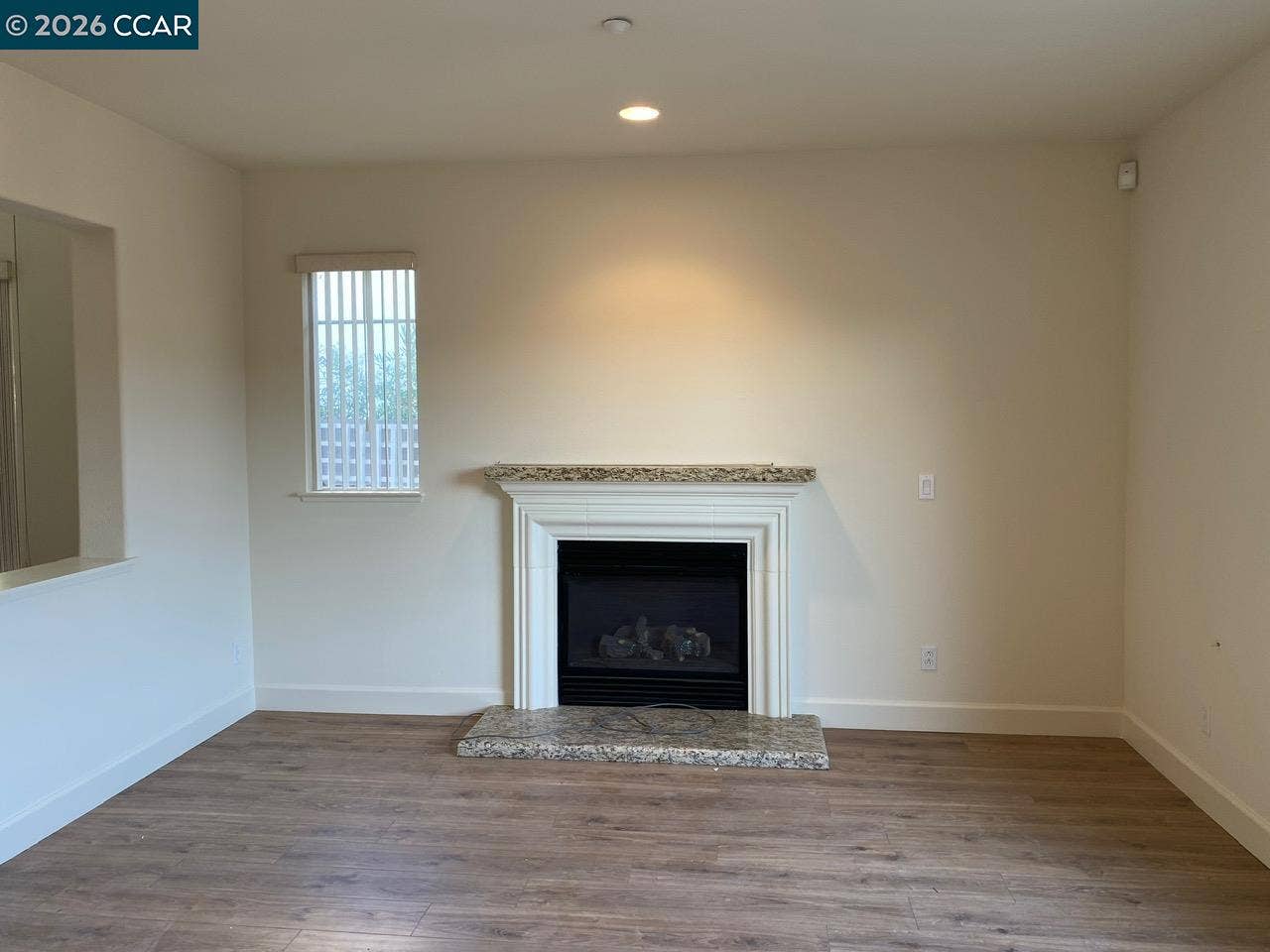 Family room fireplace