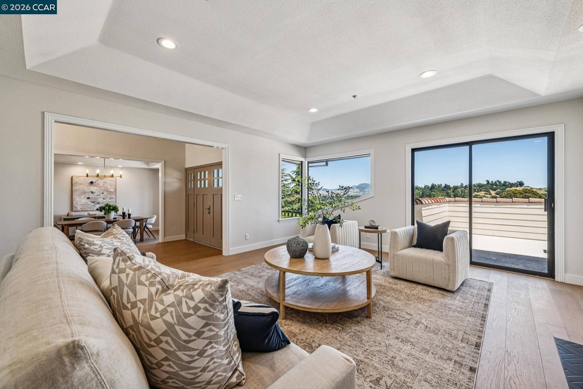 Living Room & Balcony Main Level