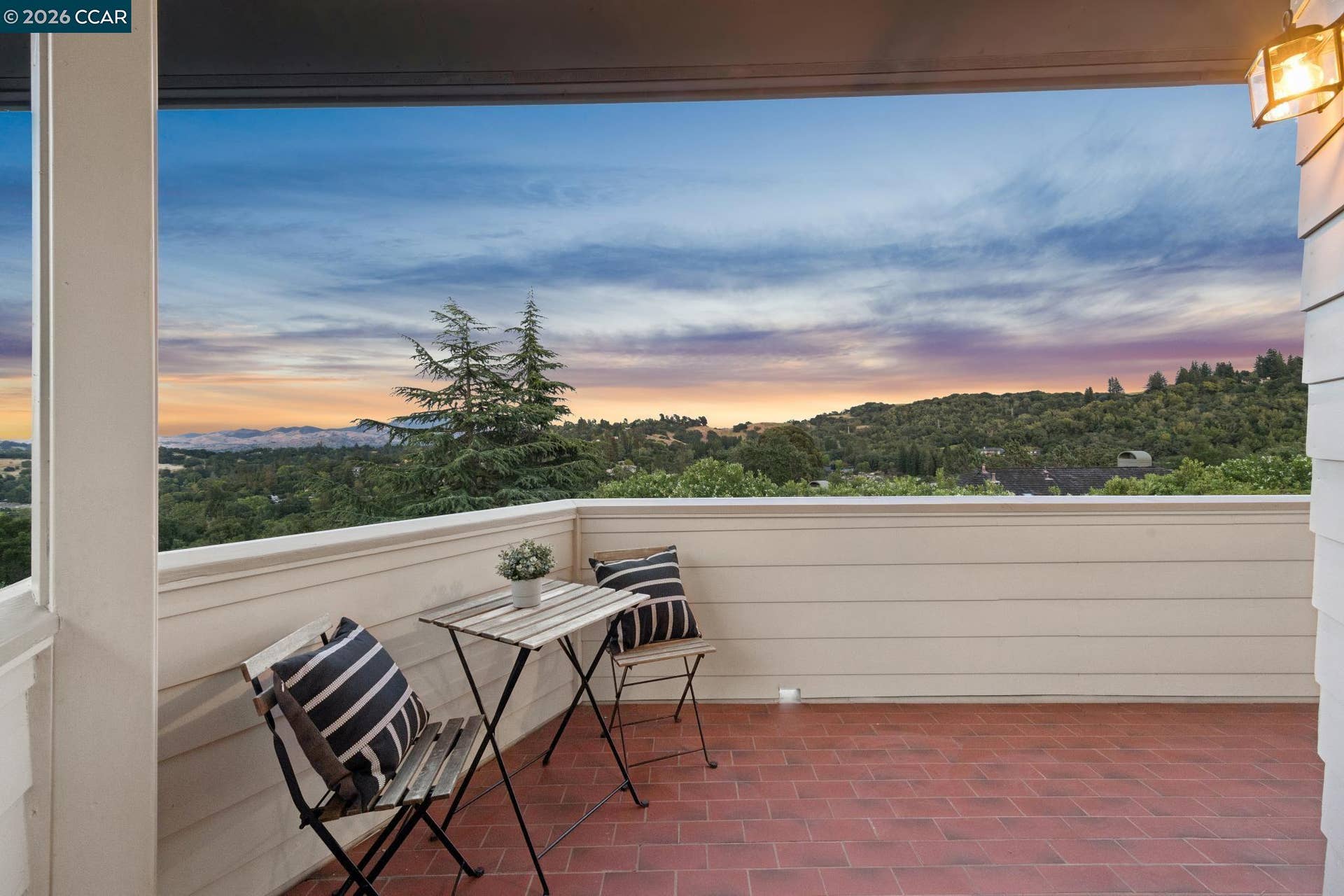 Balcony off Bedroom 4