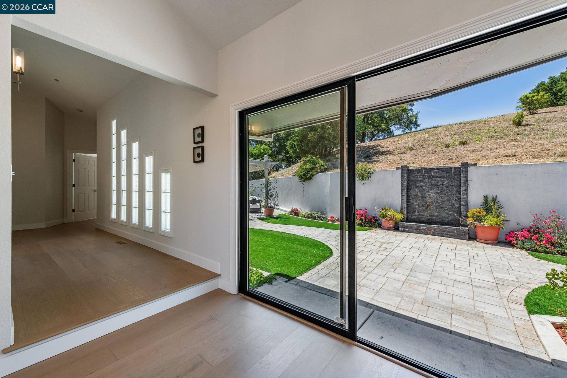 Backyard Access off Front Entry Hall
