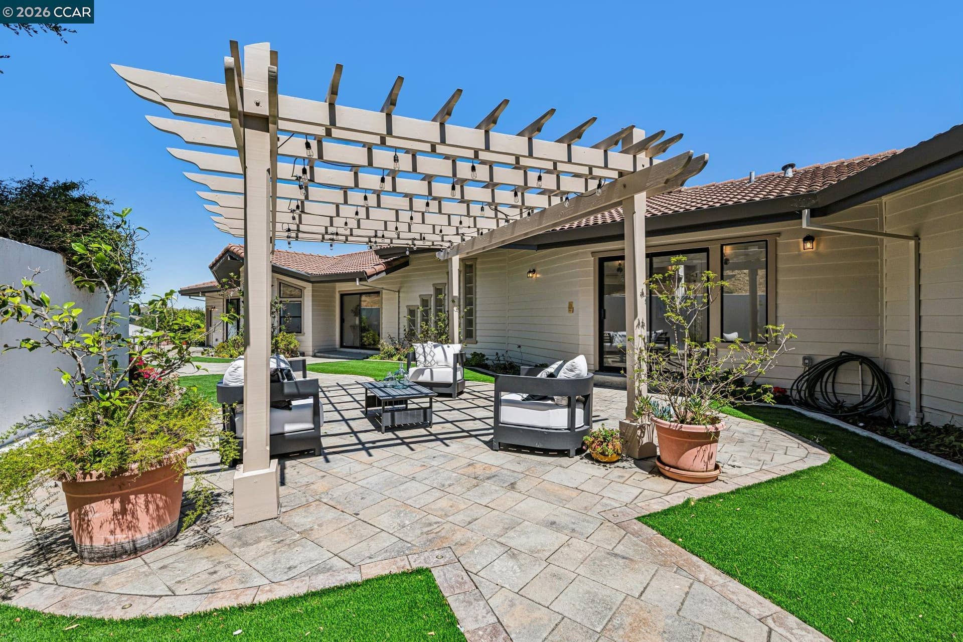 Backyard with Pergola