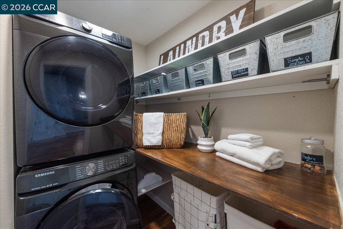 Upstairs laundry room