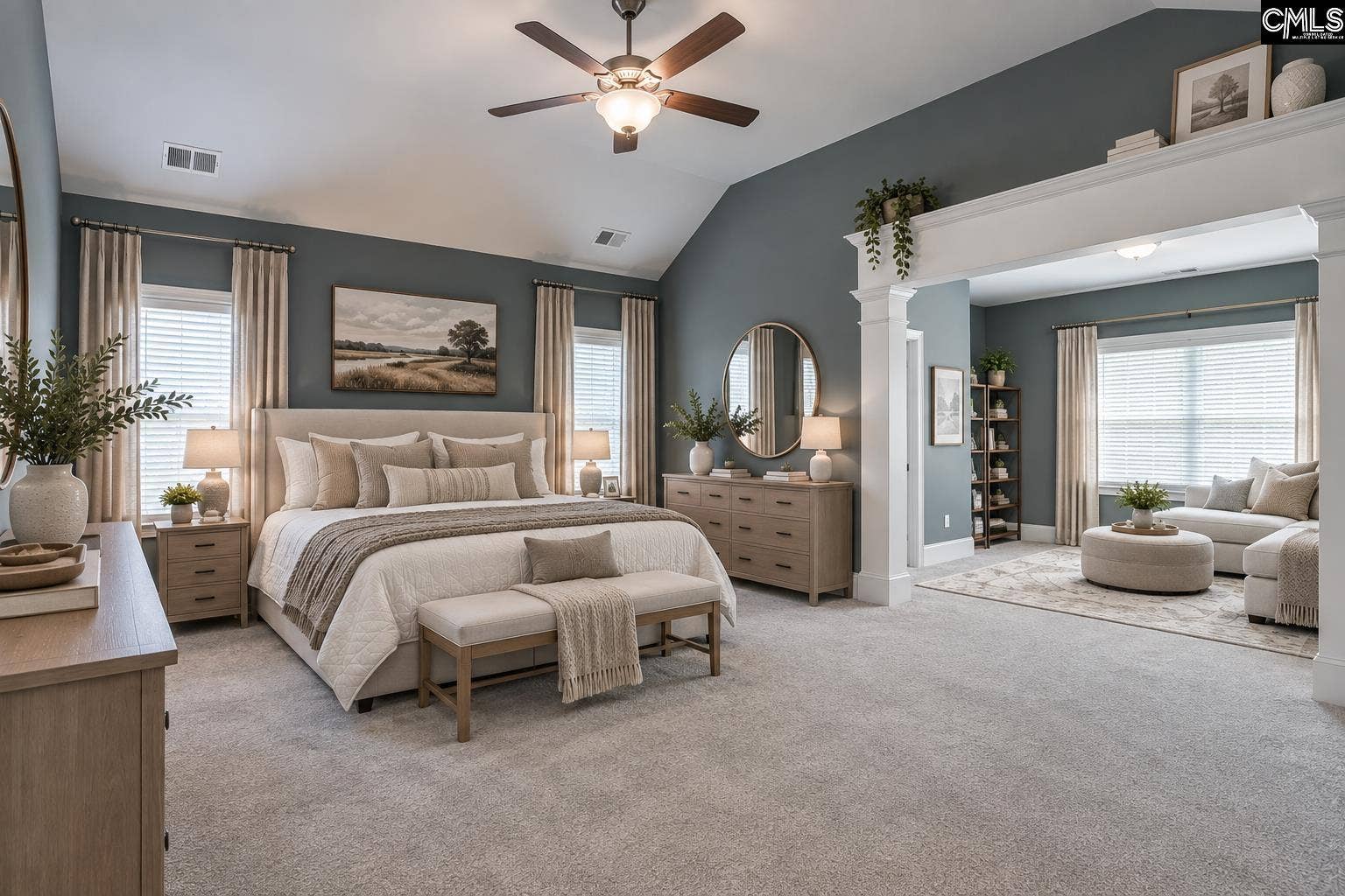Virtual staging. Currently an empty room