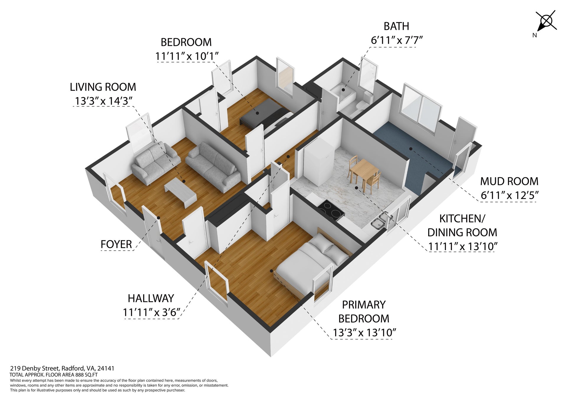 219 DENBY Street, Radford, VA 24141