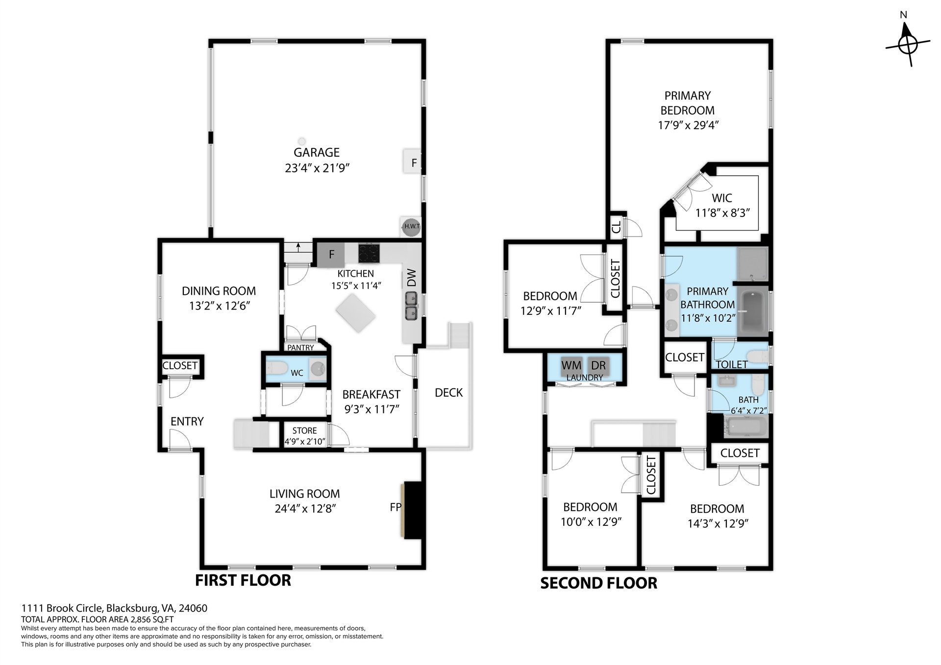 1111 BROOK Circle, Blacksburg, VA 24060
