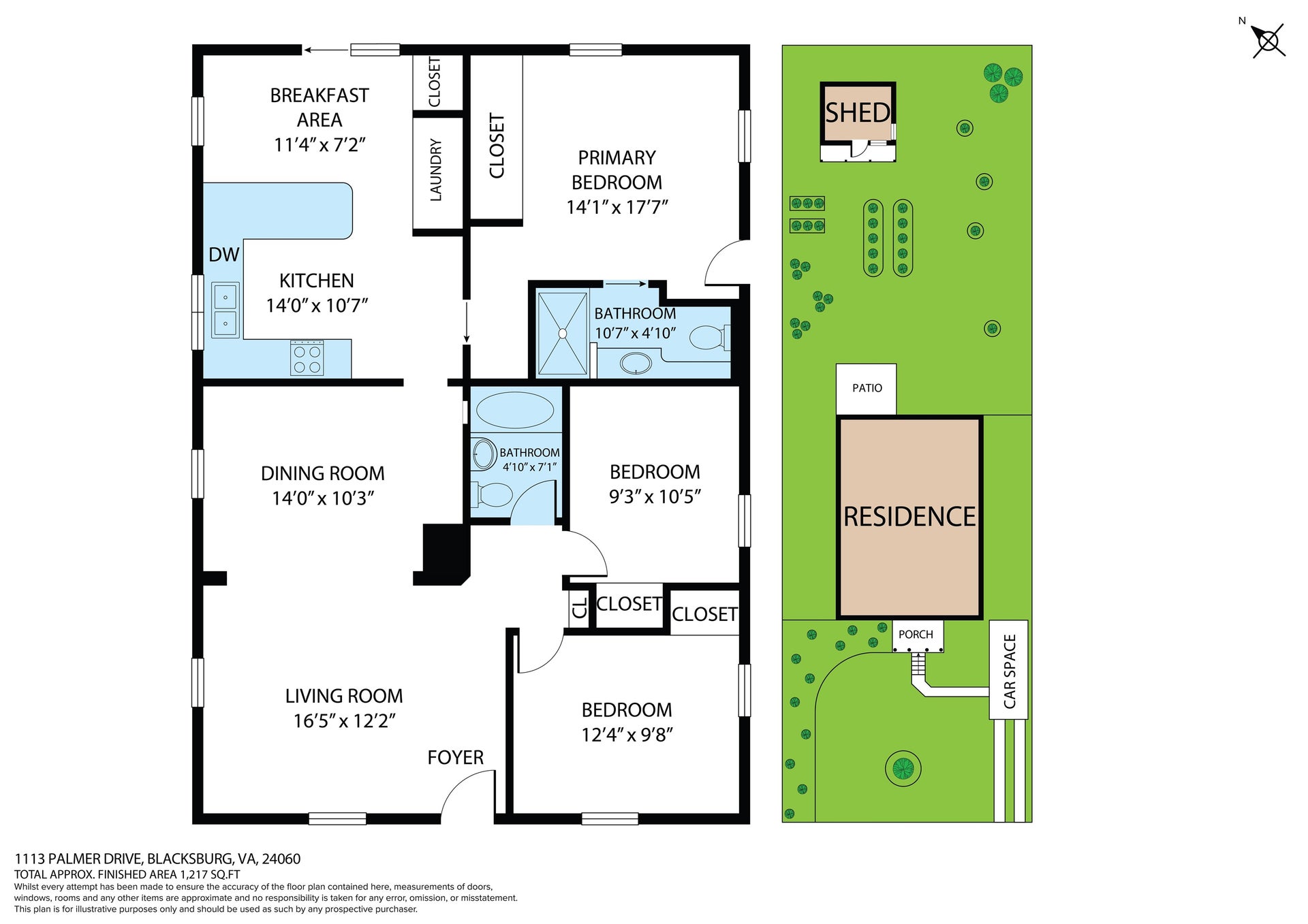 1113 Palmer Drive, Blacksburg, VA 24060