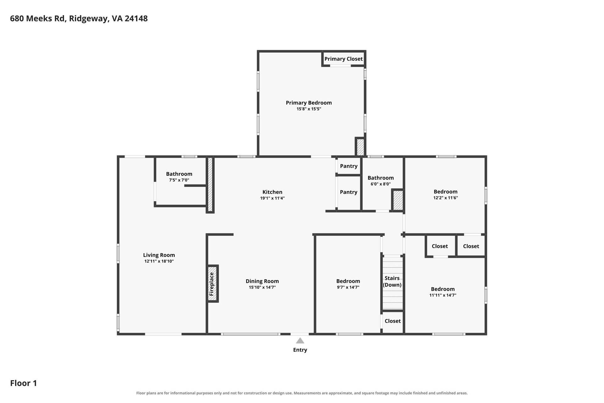 680 Meeks Road, Ridgeway, VA 24148