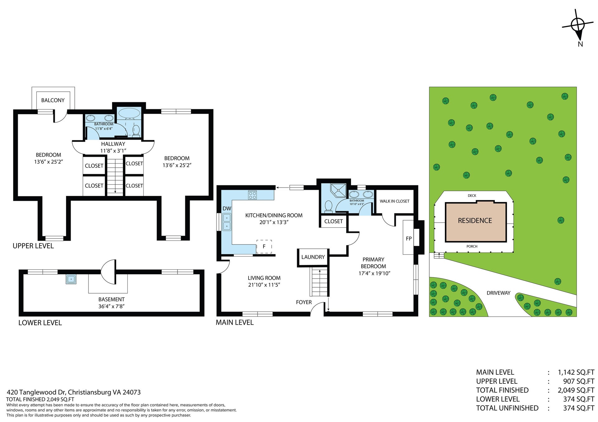 420 Tanglewood Drive, Christiansburg, VA 24073