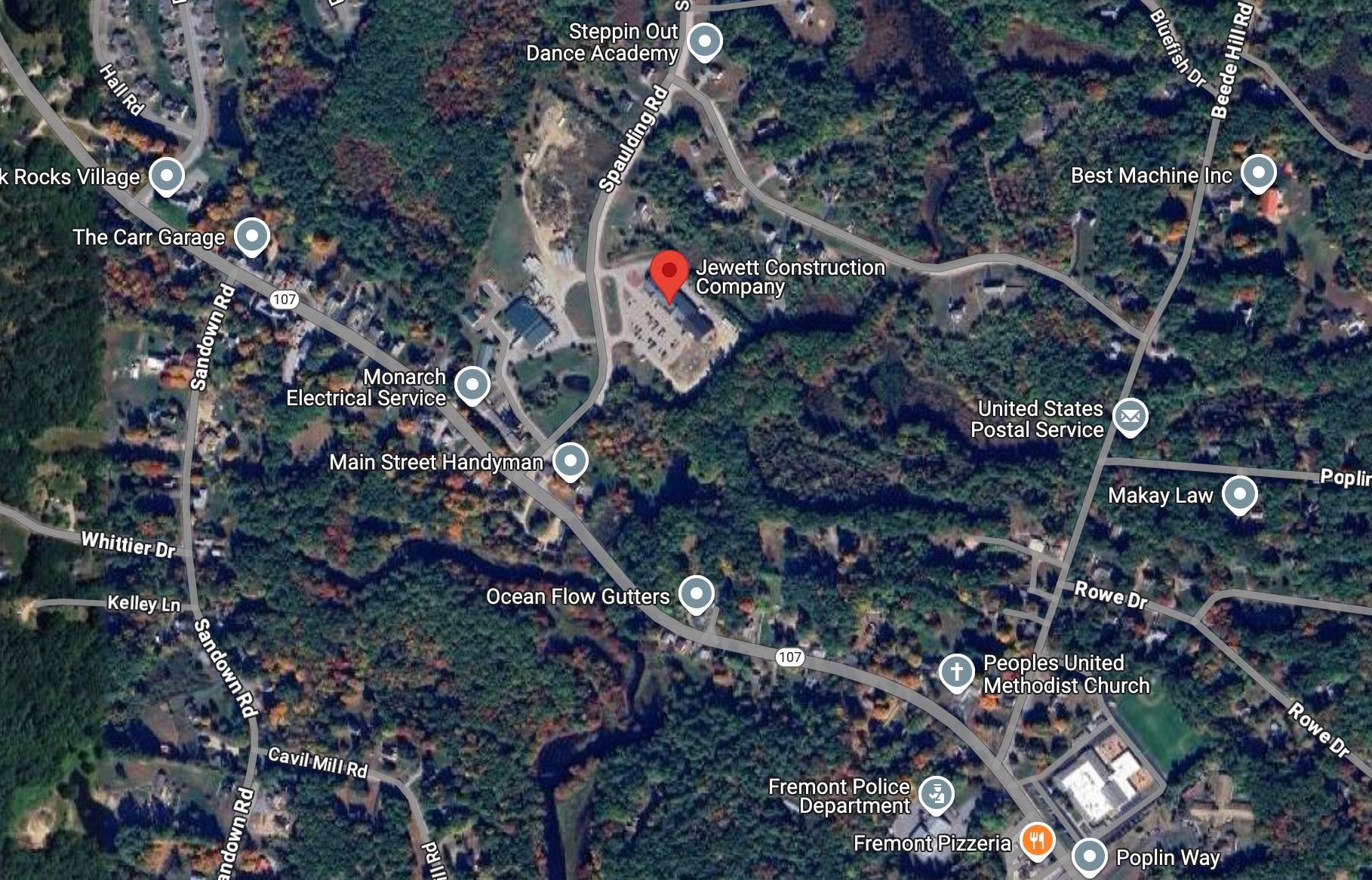 Coopers Village Plaza - Aerial view location