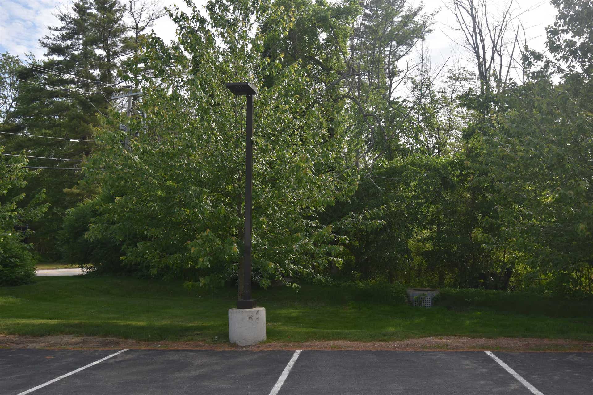 Parking Lot Lights in Place