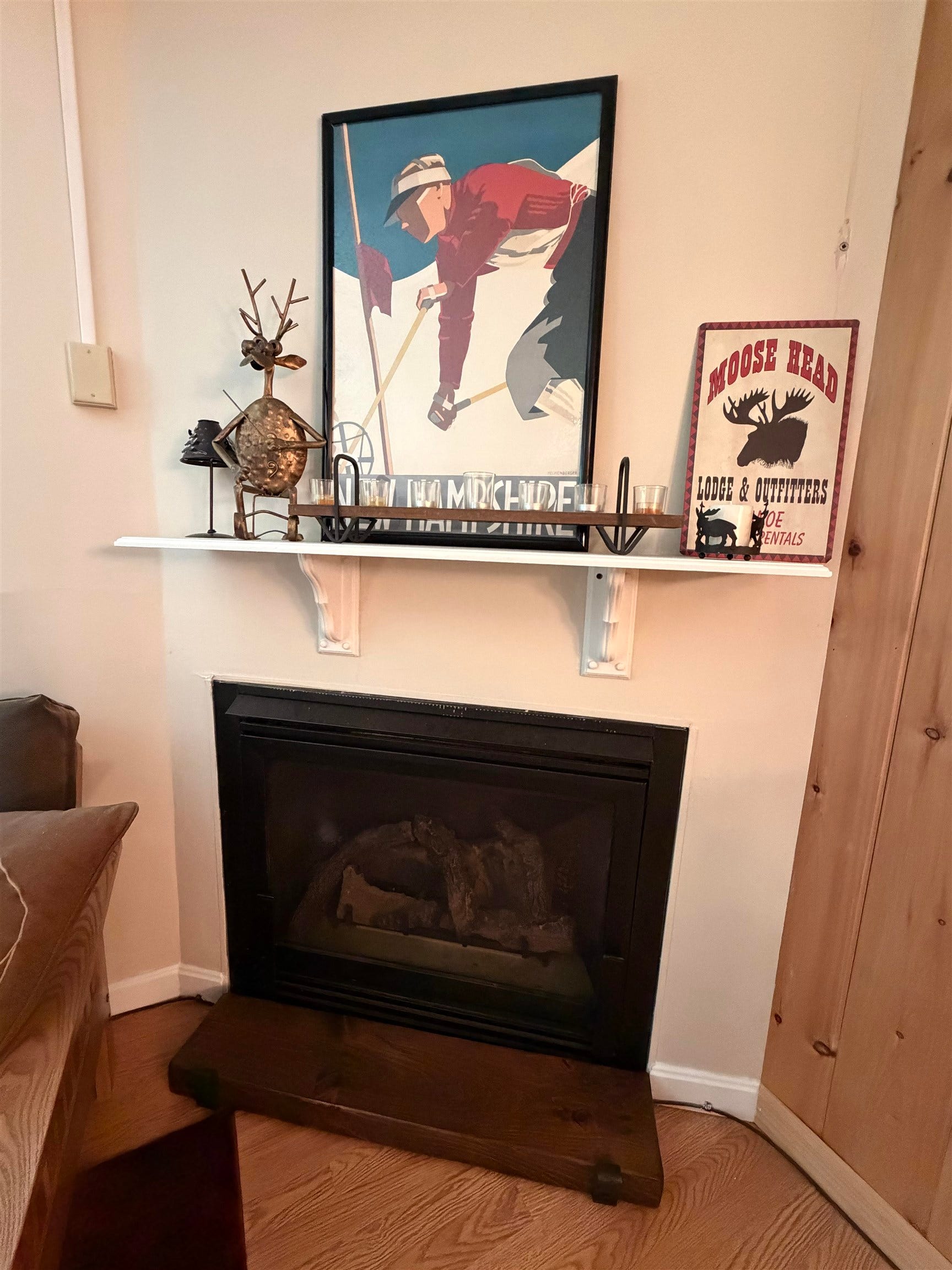 Propane fireplace