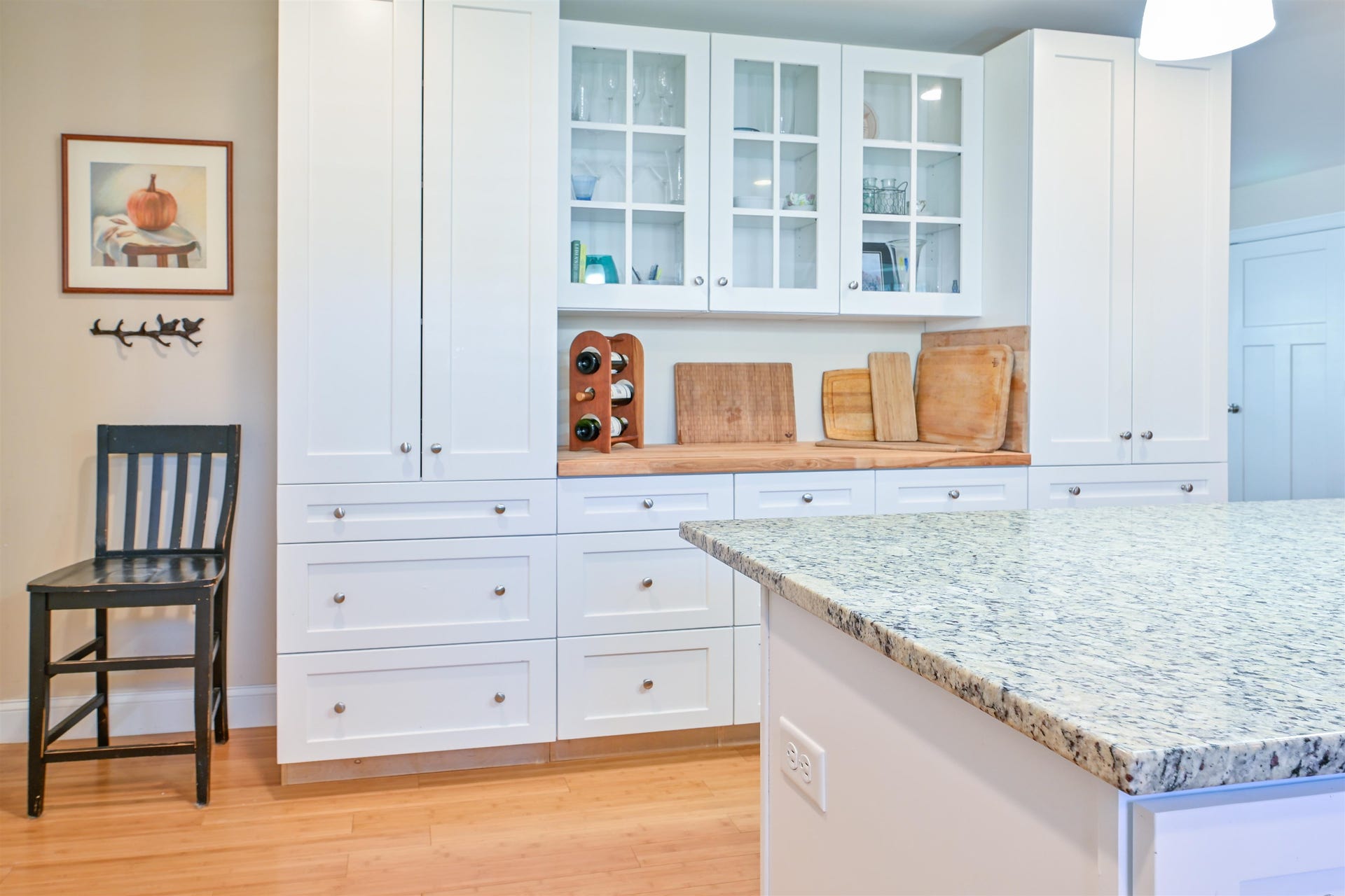 The additional cabinets were an original upgrade