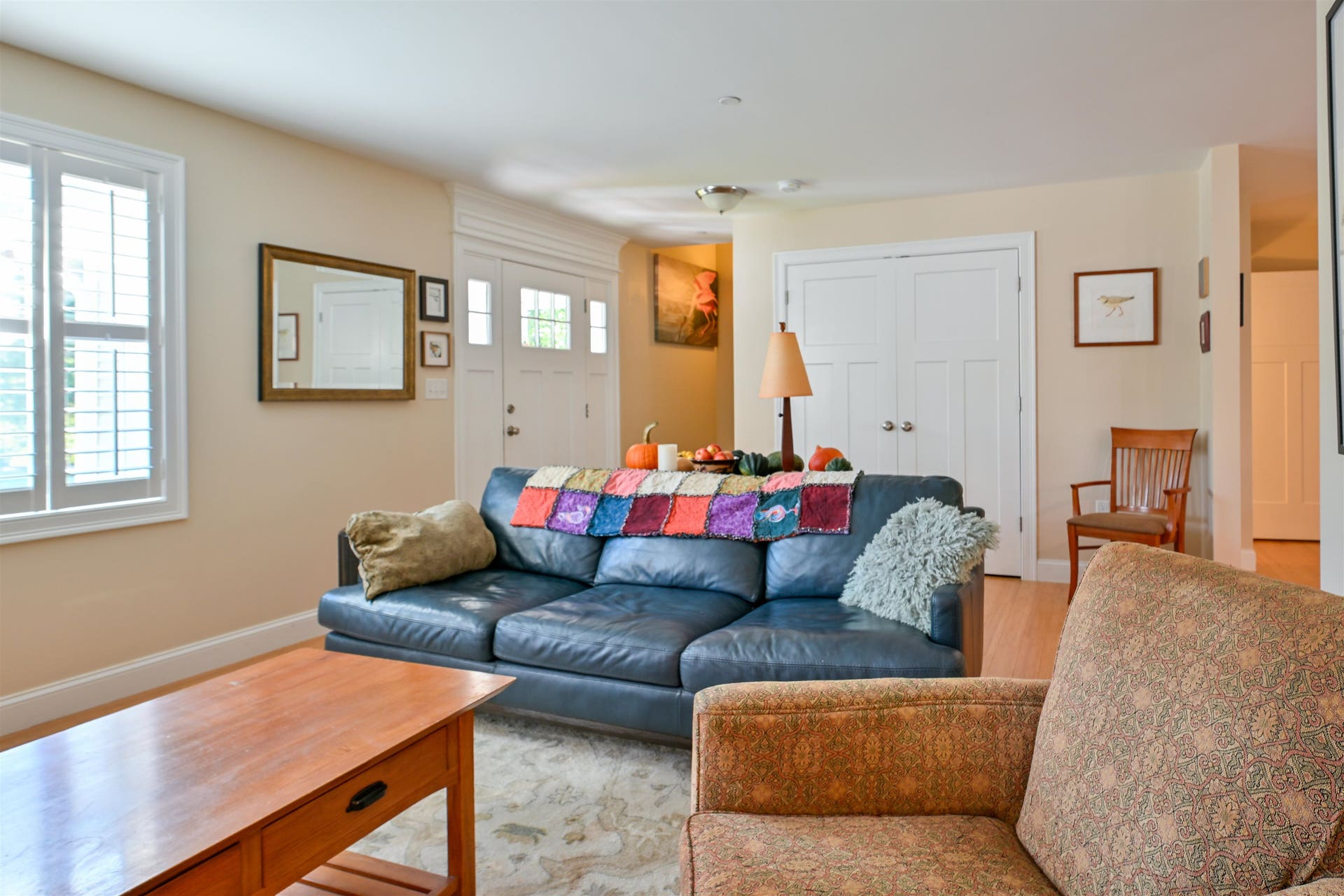 Step into the living room