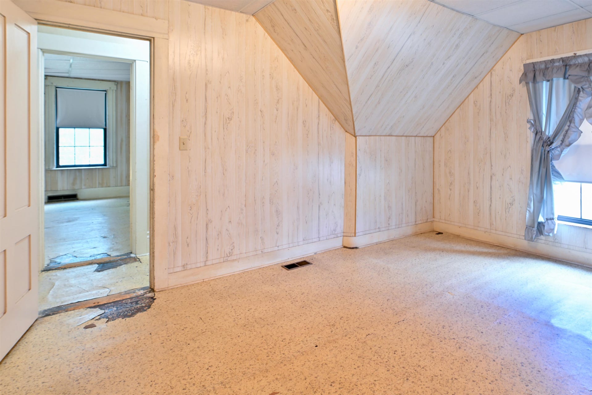 Third bedroom (no closet, but attic access)