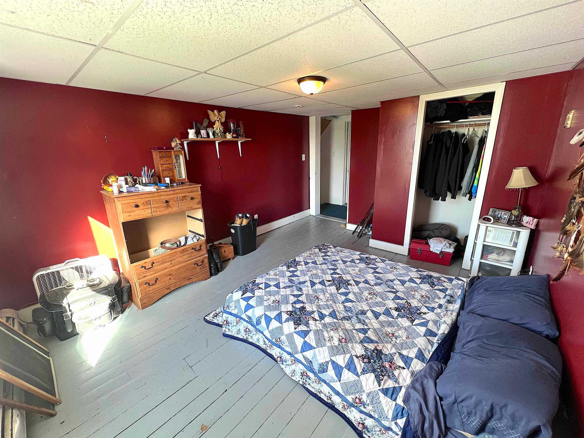 Thrid Floor Bedroom (rear of house facing)