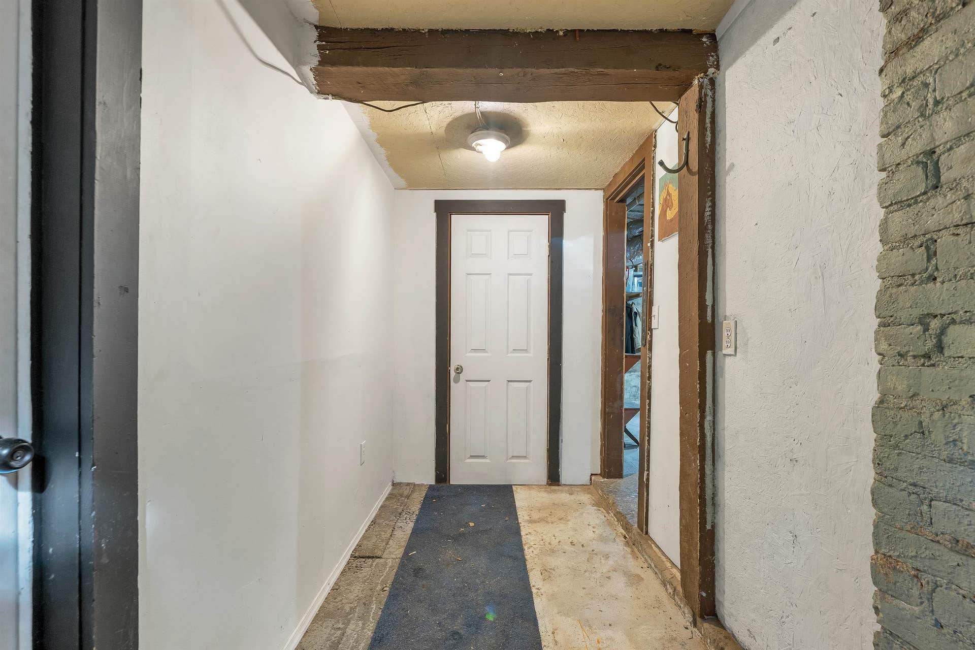 Storage closet in the basement