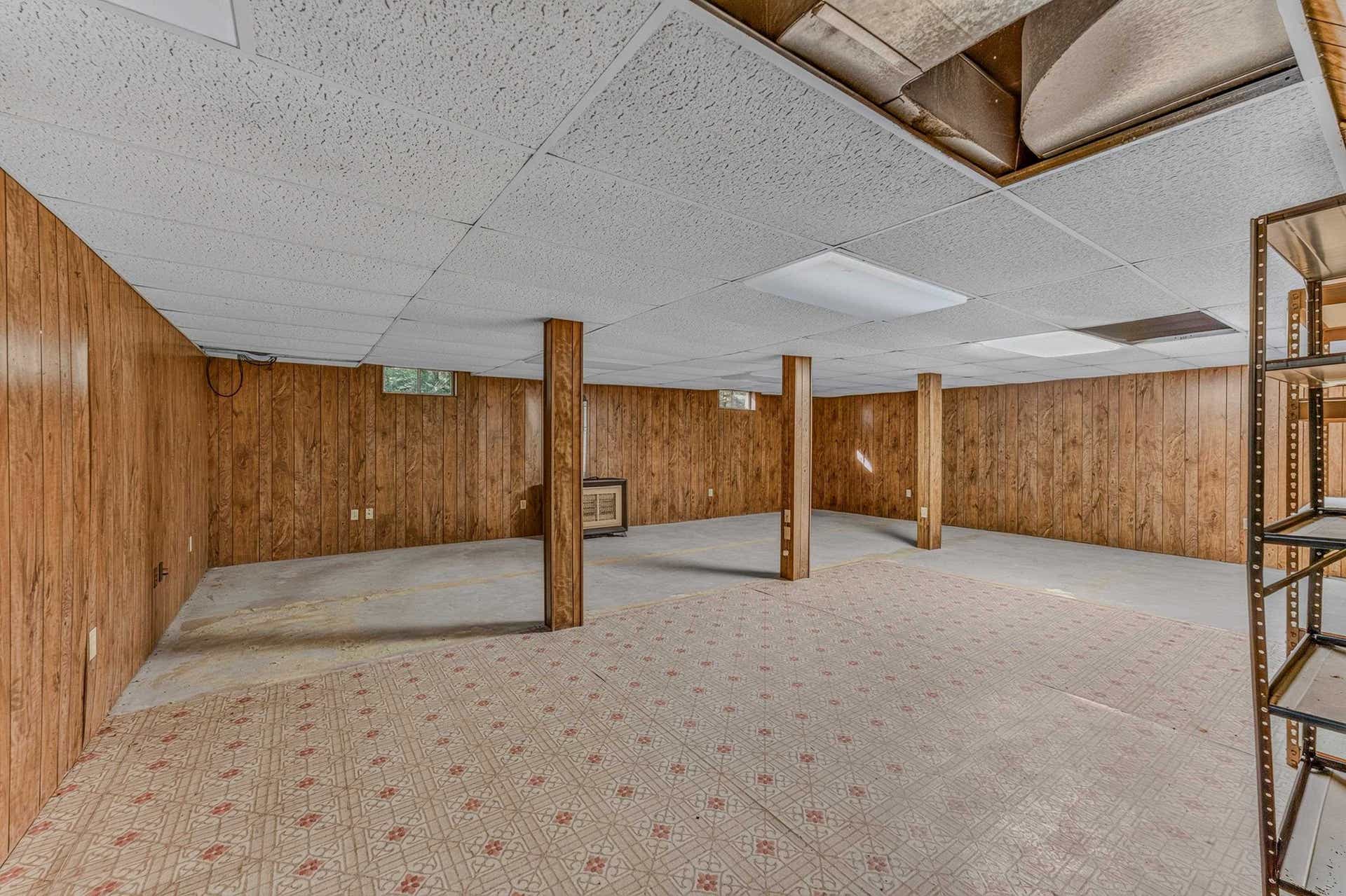 Bonus room in the basement