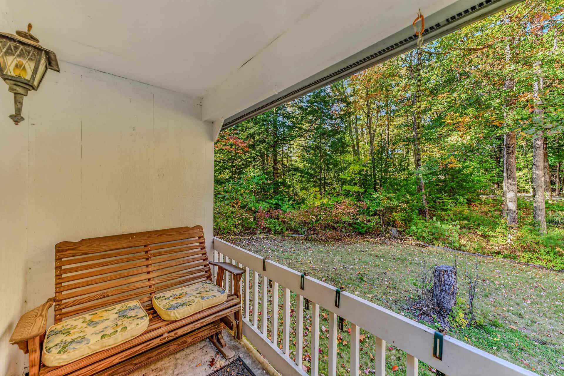 Covered front porch